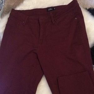 Women’s Burgundy Jeans